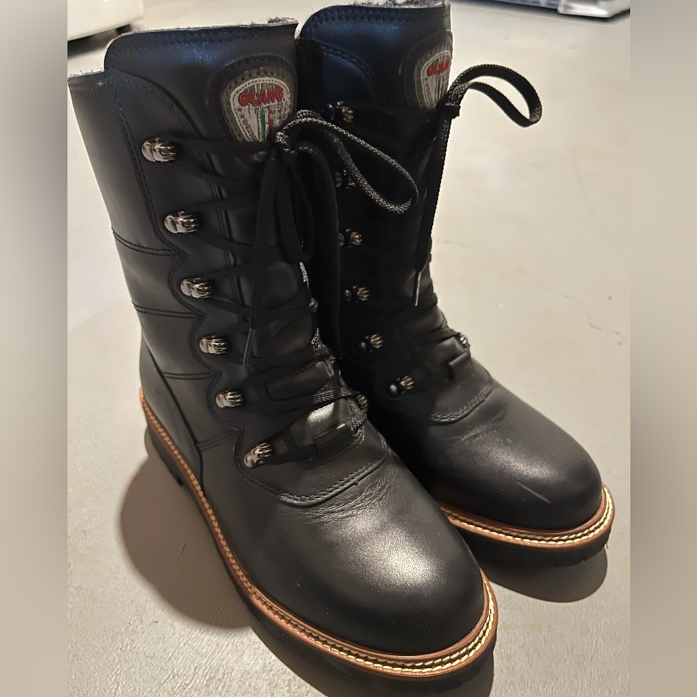 COPY - Olang winter boots with wool lining and zipper on the side, size 39